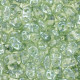 Matubo MiniDuo kralen 4x2.5mm Luster - transparent light green